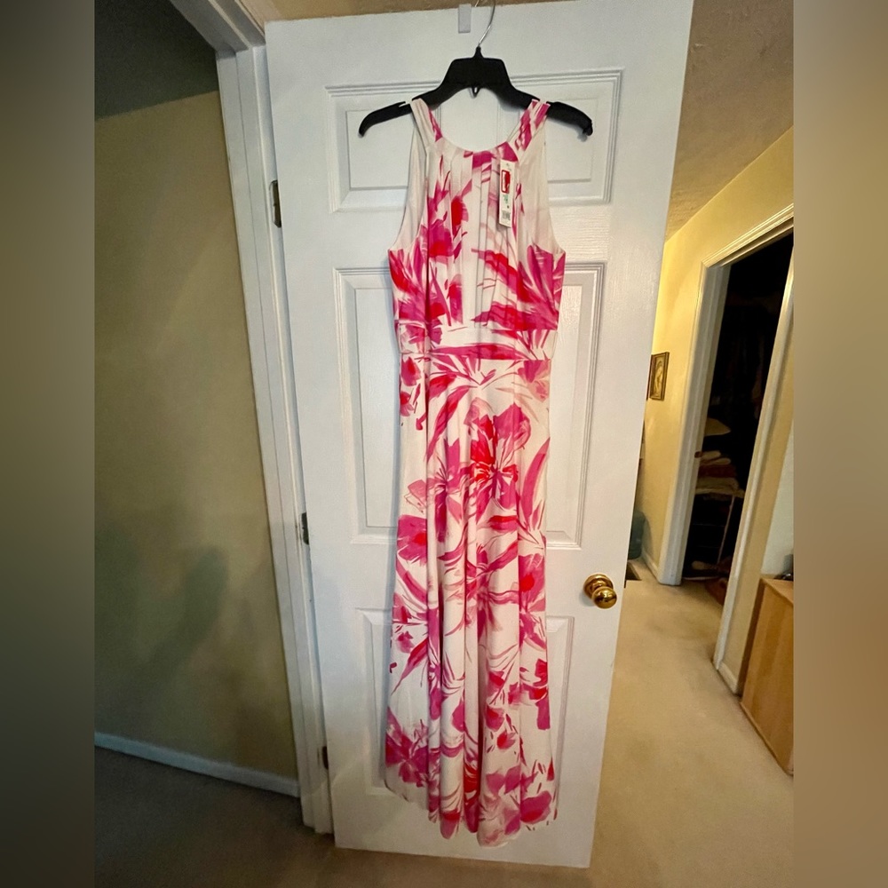 NWT Eliza J Halter Neck Maxi Dress